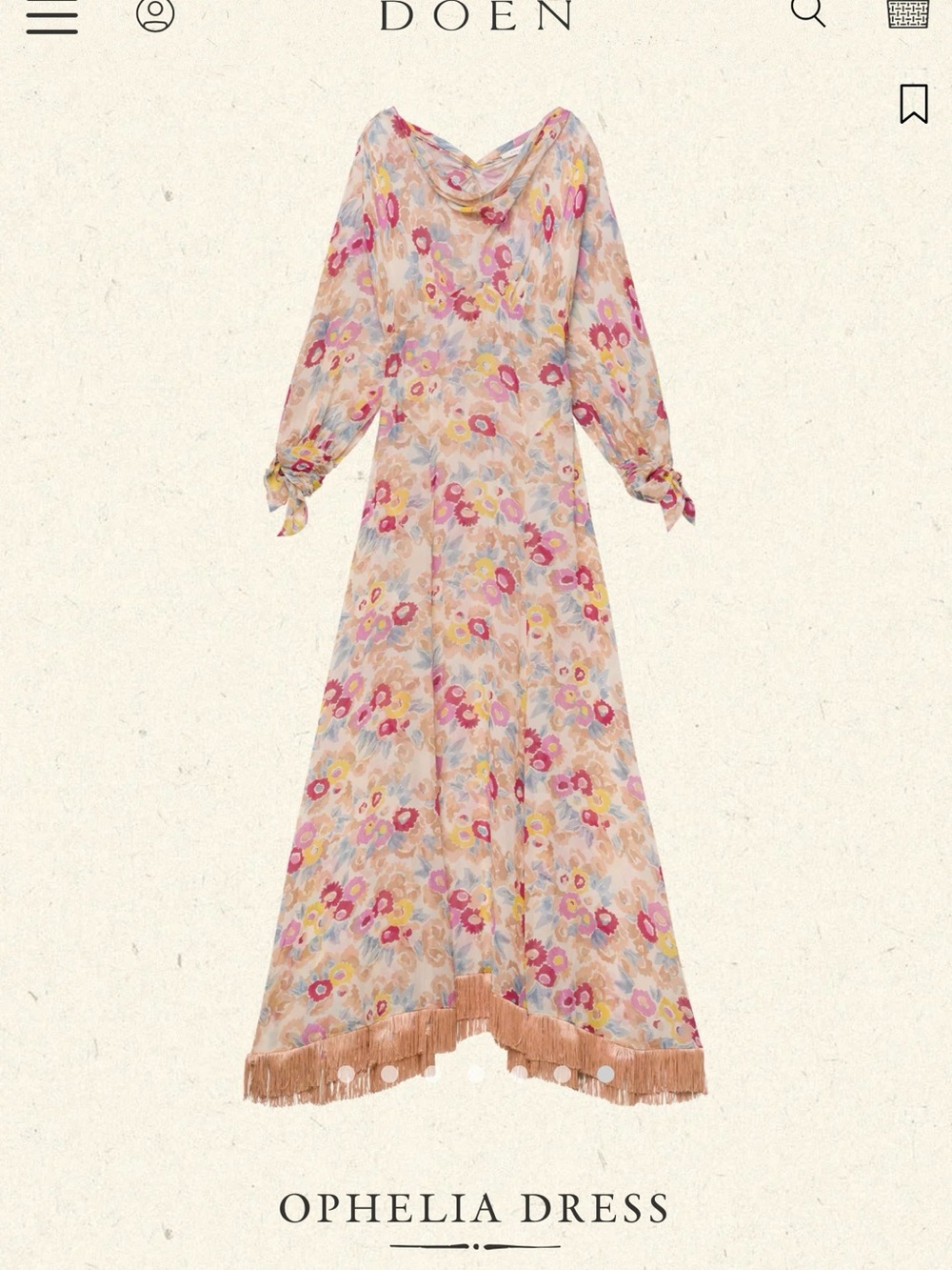 ISO DOEN OPHELIA DRESS
